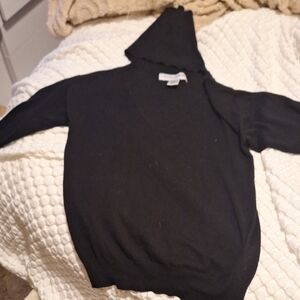 Cotton Emporium Black V-Neck Sweater